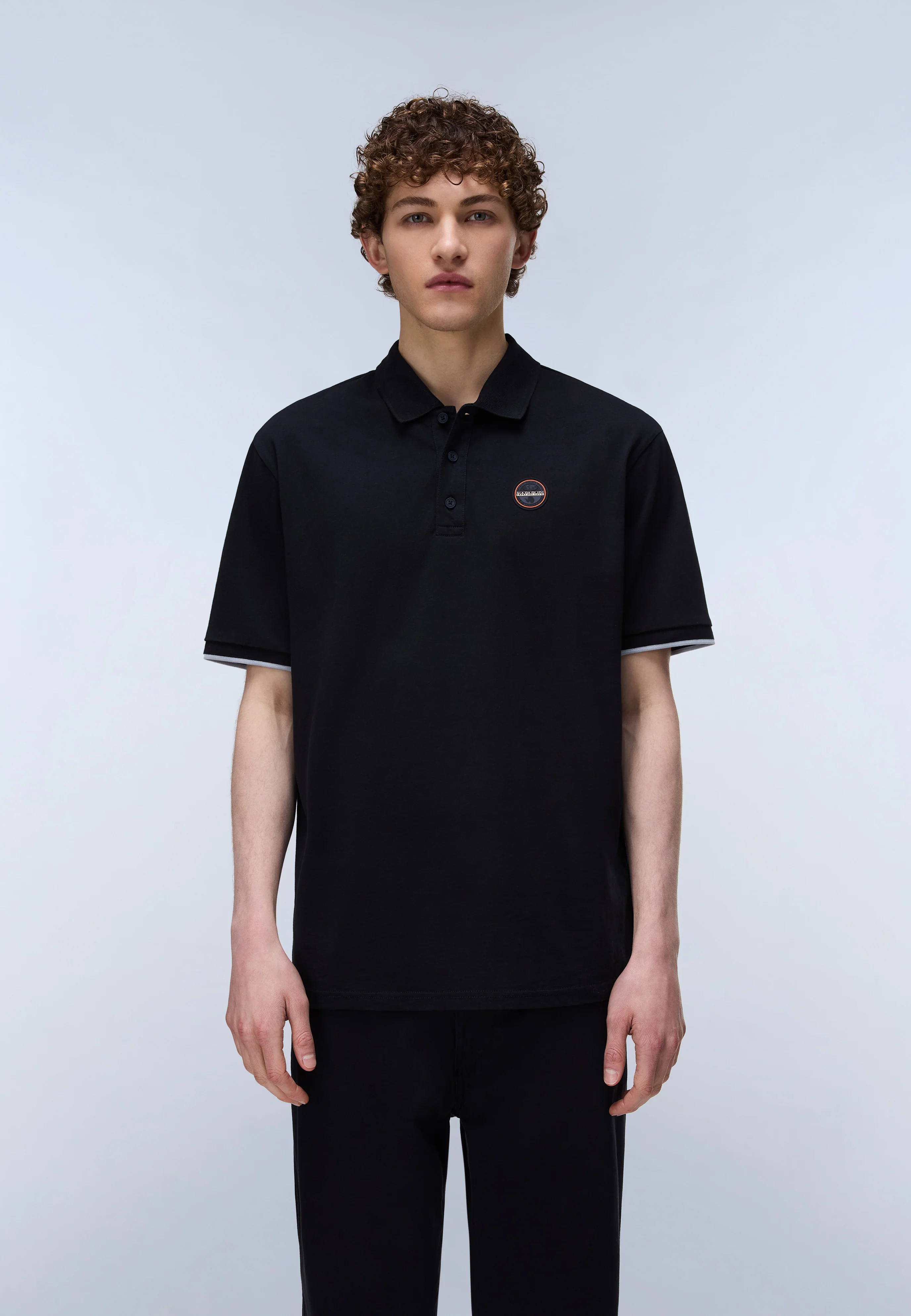 Badge Short Sleeve Polo - Image 3