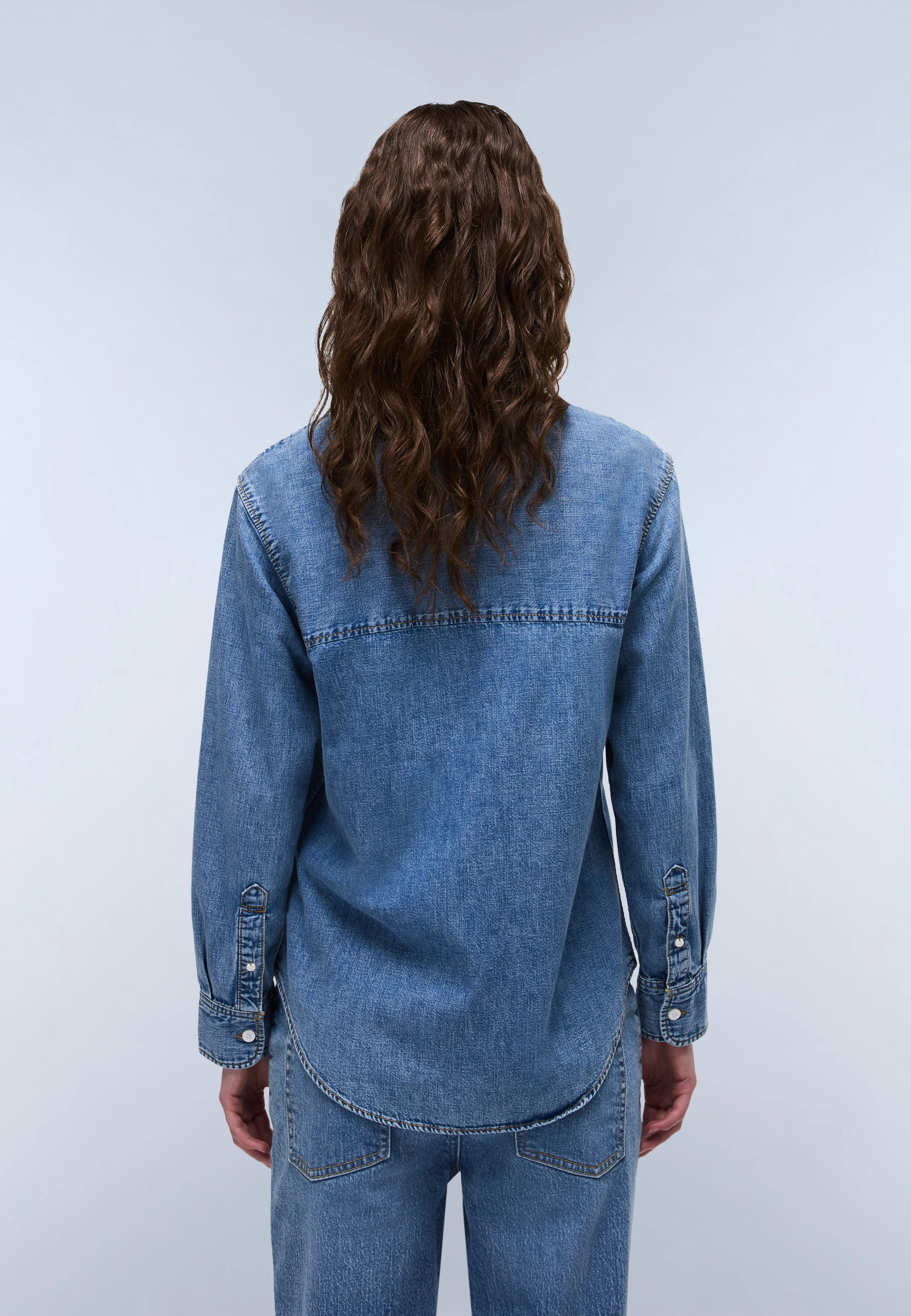 Cimonde Denim Long Sleeve Shirt - Image 5