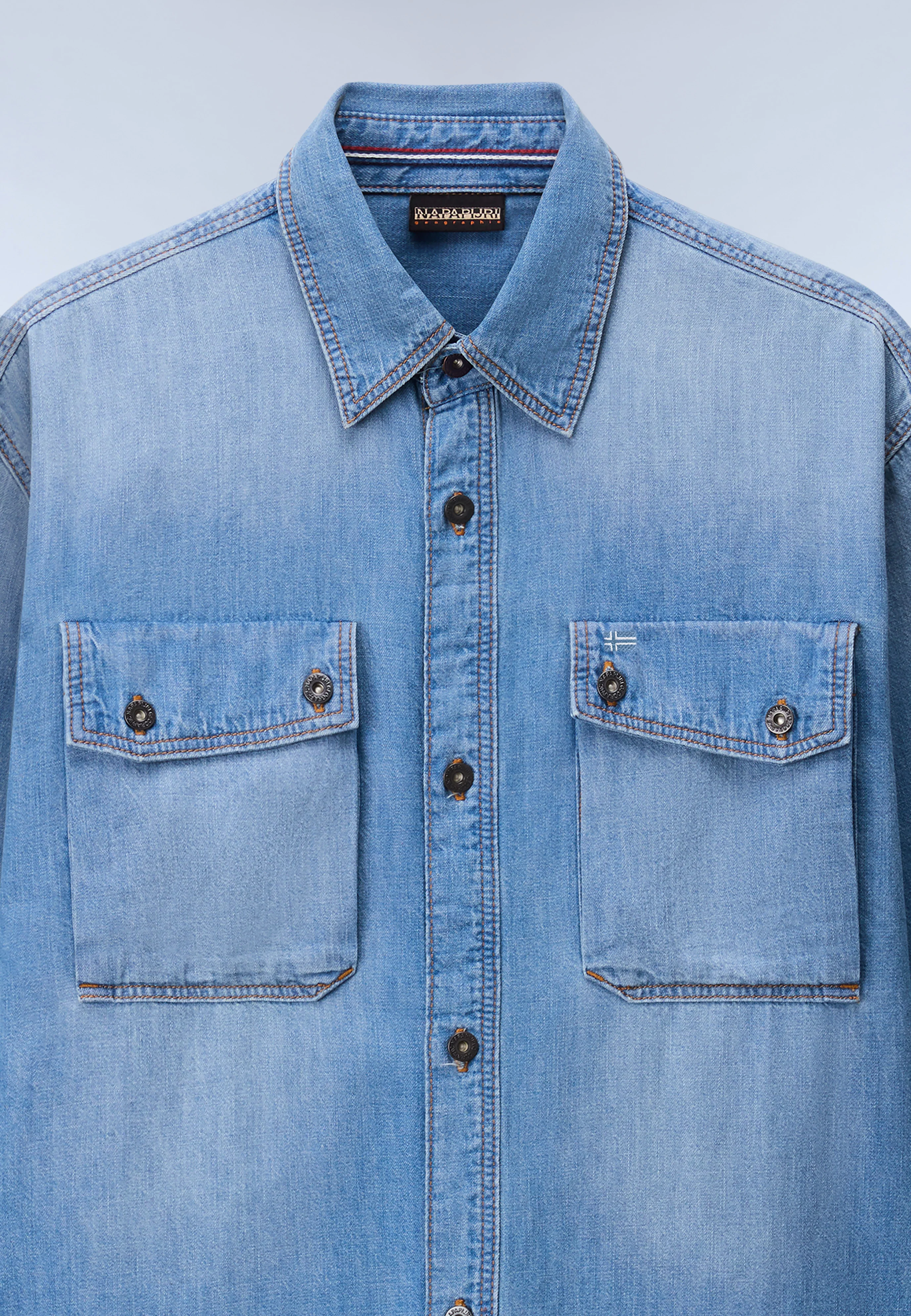 Kiene Denim Long Sleeve Shirt - Image 9