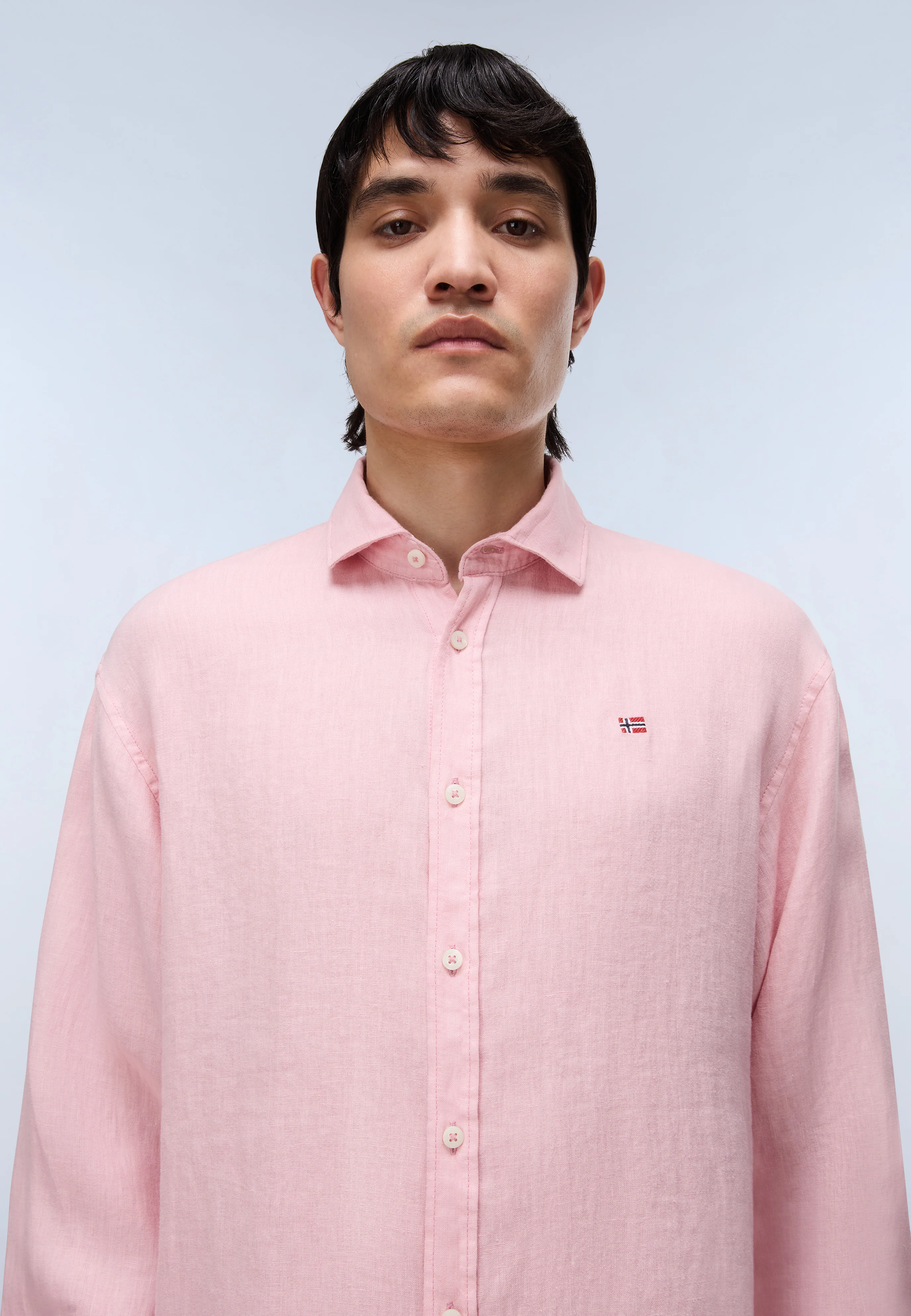 Linen Long Sleeve Shirt - Image 2
